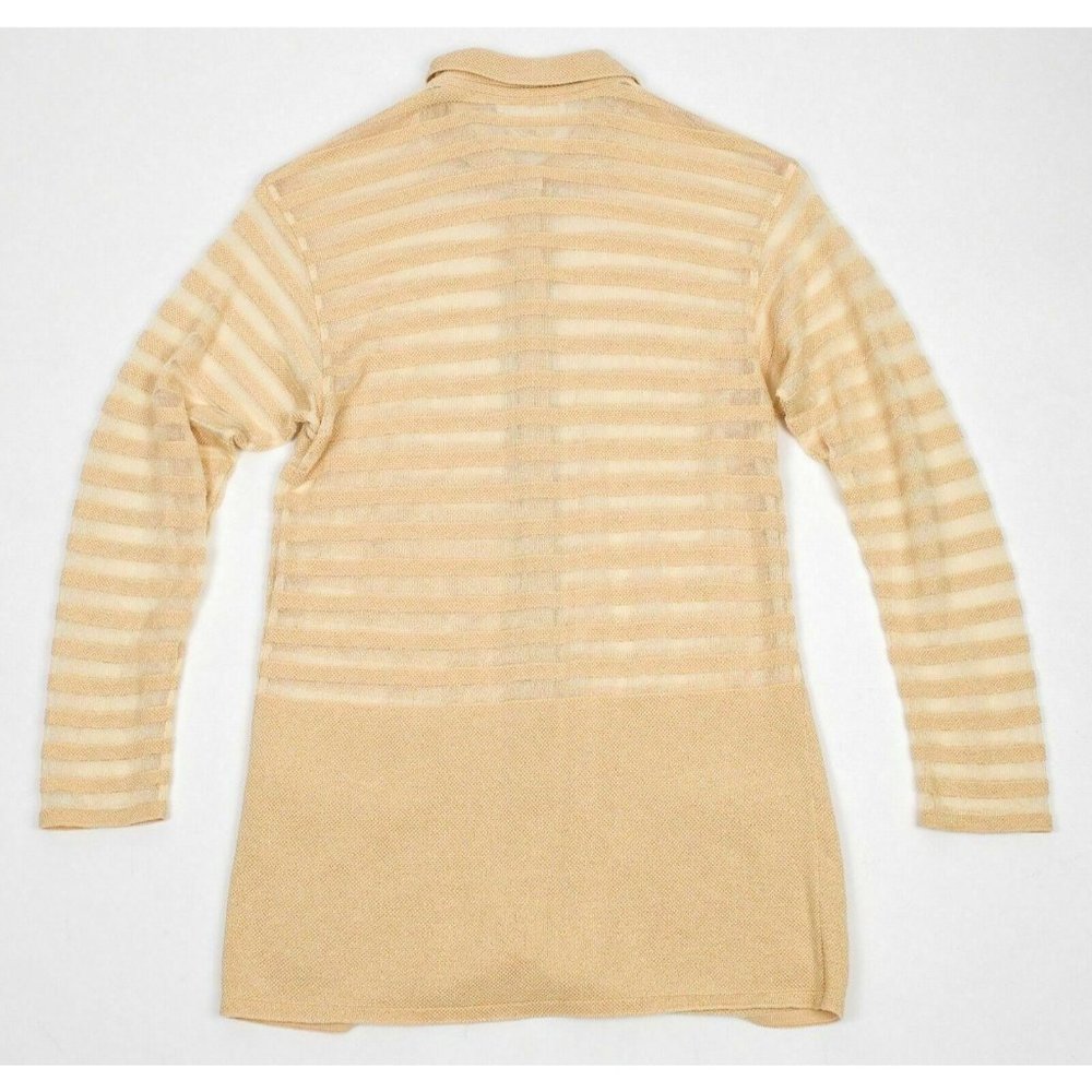 Escada Margaretha Ley Wool Silk Blend Gold Shimmer - Picture 2 of 7